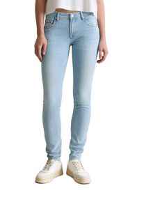 Marc O'Polo Damen Slim-fit-Jeans "aus Organic Cotton Stretch", blau, Gr. 25, MARC O'POLO DENIM, unifarben, Obermaterial: 99% Baumwolle, 1% Elasthan, Jeans