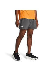 Under Armour Herren Shorts "UA LAUNCH 5'' SHORTS"castlerock, castlerock, reflective, sportlich, Gr. XXXL, Obermaterial: 100% Polyester, Hosen