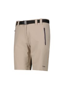 CMP Damen Trekkingshorts, beige, sportlich, Gr. 46, Obermaterial: 89% Polyester, 11% Elasthan, Hosen