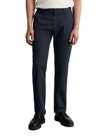 Marc O'Polo MARC O'POLO Herren Chinohose "aus technischem Popeline-Stretch", blau, elegant, Gr. 33, unifarben, Obermaterial: 73% Baumwolle, 24% Polyamid, 3%