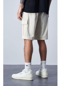 Champion Herren Bermudas "Bookstore Stretch Twill Bermuda", weiß, sportlich, Gr. S, unifarben, Web, Obermaterial: 98% Baumwolle, 2% Elasthan, Hosen,