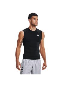Under Armour Herren Trainingstop "UA HG ARMOUR COMP SL", schwarz, sportlich, Gr. XXL, Obermaterial: 84% Polyester, 16% Elasthan, Tops