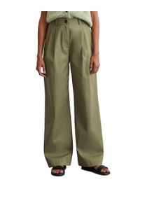 Marc O'Polo MARC O'POLO Damen Chinohose "aus stretchigem Organic Cotton-Twill"forest moss, casual, Gr. 40, unifarben, Obermaterial: 97% Baumwolle, 3% Elasthan,