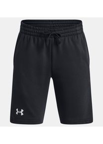 Under Armour Kinder Sweatshorts, schwarz-weiß, sportlich, Gr. L, Obermaterial: 67% Baumwolle, 33% Polyester, Hosen