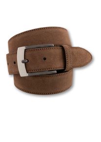 Bernd Götz BERND GÖTZ Damen Ledergürtel, braun, casual, Gr. 105, unifarben, Rindsleder, Gürtel, mit Nahtkante