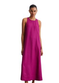 Marc O'Polo MARC O'POLO Damen Midikleid "aus fließendem Naia -Twill"fresh berry, Gr. 34, unifarben, Obermaterial: 100% Acetat, Kleider