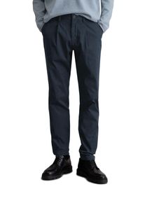Marc O'Polo MARC O'POLO Herren Chinohose "aus Bio-Baumwoll-Mix", blau, casual, Gr. 34, unifarben, Obermaterial: 96% Baumwolle, 4% Elasthan, Hosen