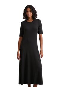 Marc O'Polo MARC O'POLO Damen Jerseykleid "mit TENCEL Lyocell", schwarz, Gr. S, unifarben, Obermaterial: 66% Lyocell, 32% Baumwolle, 2% Elasthan, Kleider