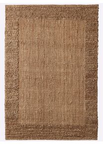 Teppich HEINE HOME, B:60cm H:12mm L:90cm, beige, Jute, Wohnzimmer, Teppiche
