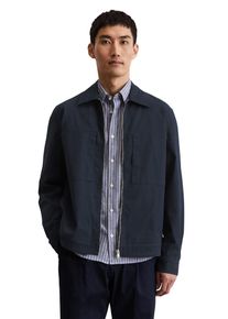 Marc O'Polo MARC O'POLO Herren Kurzjacke "aus reiner Bio-Baumwolle", blau, casual, Gr. XXL, unifarben, Obermaterial: 96% Baumwolle, 4% Elasthan, Jacken