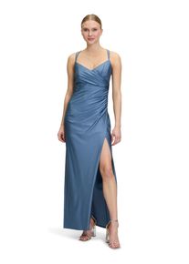 Vera Mont Damen Abendkleid "Vera Mont Abendkleid figurbetont", blau, elegant, Gr. 42, Jersey, Obermaterial: 82% Polyamid, 18% Elasthan. Futter: 100%