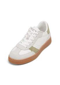 Marc O'Polo MARC O'POLO Damen Sneaker "aus hochwertigem Rindleder", Gr. 40sanftes weiß, smooth sage, Obermaterial: 100% Leder, unifarben, Schuhe