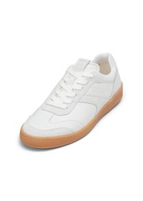 Marc O'Polo MARC O'POLO Herren Sneaker "aus edlem Rindleder", Gr. 44, weiß, Obermaterial: 100% Leder (Rind), unifarben, Schuhe