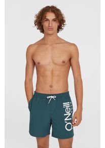 O`Neill O'NEILL Herren Badehose "ORIGINAL CALI 16'' SWIMSHORTS"alma steel, sportlich, Gr. M, Obermaterial: 100% Polyester, Badehosen