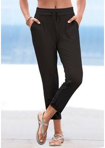 Lascana Schlupfhose schwarz Gr. 34 für Damen. Figurumspielend