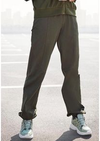 FCUK Sweatpants beige Gr. 32/34 für Damen. Mit Logodruck. Lässig Geschnitten. Nachhaltig.