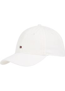 Tommy Hilfiger Damen Baseball Cap "TH FLAG SOFT 6 PANEL CAP"ivory silk, casual, unifarben, Web, Baumwolle, Caps, Mit festem Schirm
