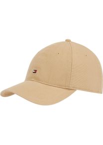 Tommy Hilfiger Damen Baseball Cap "TH FLAG SOFT 6 PANEL CAP"clayed pebble, casual, unifarben, Web, Baumwolle, Caps, Mit festem Schirm