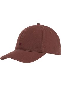 Tommy Hilfiger Damen Baseball Cap "TH FLAG SOFT 6 PANEL CAP"rich walnut, casual, unifarben, Web, Baumwolle, Caps, Mit festem Schirm