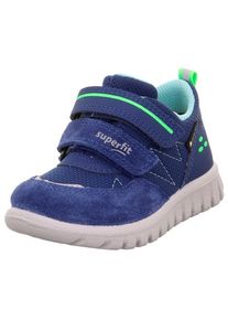Superfit Sport7 Mini B Freizeitschuhe Kinder Alltag (Gr 24 |blau/ hellgrün |wasserdicht)