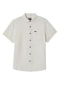 Brixton Charter Organic Cotton Linen S/S Hemd Herren (Gr XXL |grau)