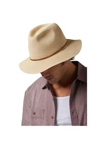 Brixton Wesley Straw Packable Fedora Hut (Gr L |braun)