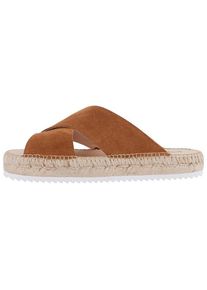 Espadrij Croisette Velour Low Sandalen Women (Gr 40 |braun/beige)
