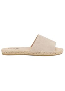Espadrij Plage Velour Sandalen Damen (Gr 38 |beige)