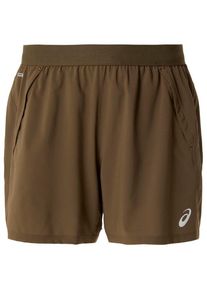 asics Road 5'' Short Laufshorts Herren Roadrunning (Gr XXL |braun)