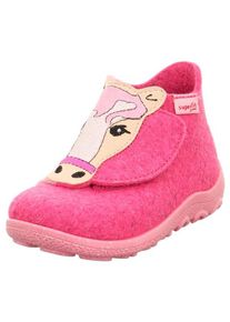 Superfit Happy Octi B Hausschuhe Kinder Freizeit (Gr 21 |rosa)