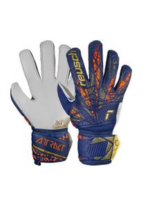 Reusch Kinder Torwarthandschuhe "Attrakt Grip Junior", bunt, sportlich, Gr. 5, mehrfarbig, 34% Polyester, 25% Elastodien, 5% Polyurethan, Handschuhe,