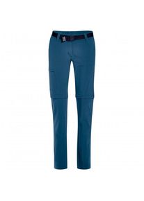Maier Sports Inara Slim Zip Trekkinghose Women (Gr 40 - Regular |blau)