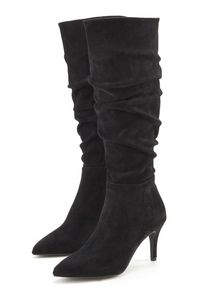 Lascana Reißverschlussstiefel schwarz Gr. 36 für Damen