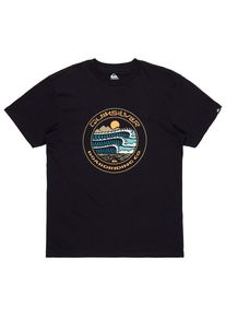 T-Shirt Quiksilver EV Three Seas S/S Herren (Gr M |schwarz)