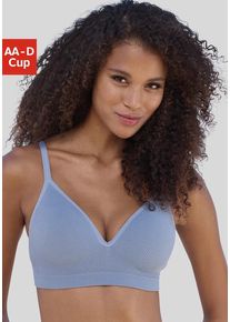 Lascana Push-up-BH 'COMFY BRA' ozeanblau Gr. 70A. Mit Integriertem Kissen und ohne Bügel. Nachhaltig.