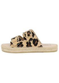 Espadrij Claquette Leo Sandalen Damen (Gr 40 |beige)