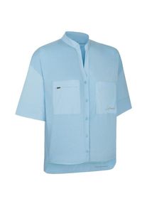 LaMunt Ulli Mountain Travel S/S Shirt Bluse Damen (Gr 36 |blau)