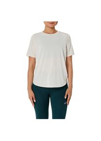 asics Road S/S Top Laufshirt Damen Roadrunning (Gr L |grau)
