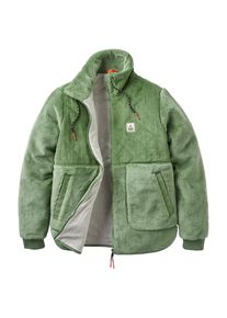 Passenger Awaken Recycled Deep-Pile Sherpa Fleece Fleecejacke Damen (Gr L |grün)