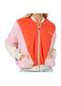 Rip Curl Colour Block Zip Thru Pullover Damen (Gr M |rot)