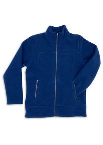 Engel Herren-Jacke mit Rei&szlig;verschluss an den Taschen Wolljacke Herren (Gr 44 |blau)