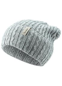 Mütze Sterntaler Strickmütze Wellen Kinder (Gr 49 cm |grau)