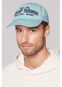 CAMP DAVID Damen Baseball Capsea mint, casual, bestickt, Baumwolle, Caps, mit verstärktem Schirm