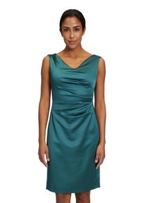 Vera Mont Damen Etuikleid "Vera Mont Etuikleid mit Raffung", grün, feminin, Gr. 46, Satin, Obermaterial: 96% Polyester, 4% Elasthan. Futter: 100%
