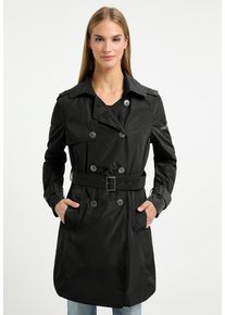 Frieda & Freddies New York Damen Trenchcoat "Trenchcoat", schwarz, casual, Gr. 38, FRIEDA & FREDDIES, unifarben, 100% Polyester, Mäntel