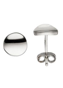 Jobo Damen Paar Ohrstecker, Weißgold 333, weiß, Weißgold 333, Ohrringe, 333 Weißgold 7,5 mm