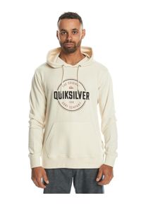 Quiksilver Herren Hoodie "Circle Up", weiß, Gr. M, 85% Baumwolle, 15% Polyester, Sweatshirts