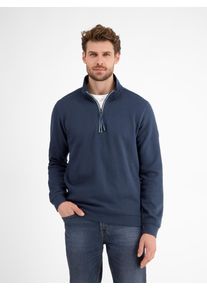 Lerros Herren Sweatshirt "Lerros Unifarbener Sweattroyer für Herren", blau, Gr. M, 90% Baumwolle, 10% Polyester, Sweatshirts