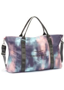 Venice Beach Sporttasche, bunt, Textil, Batikmuster, mehrfarbig, Taschen, große Umhängetasche, Weekender, Strandtasche mit Druck VEGAN