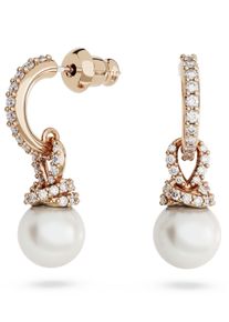Swarovski Damen Paar Ohrstecker "ORIGINALLY, 5669524", Metall-Perlen, weiß, Metall, Perlen, Ohrringe, mit Swarovski Kristall, Swarovsi Zirkonia - mit
